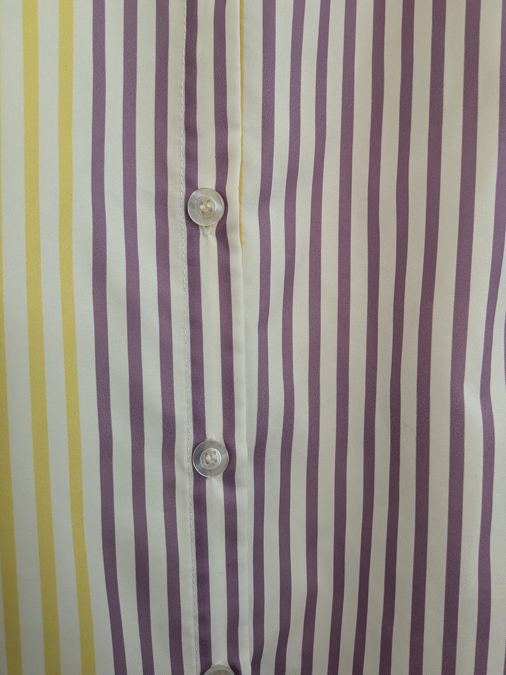 Comfortable Womens Rainbow Strip Pastel Button- Up Front Maxi Dress - Picture 9 of 10